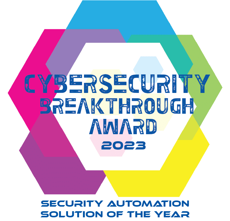 cybersecurity breakthrough award 2023 - security automation solution of the year