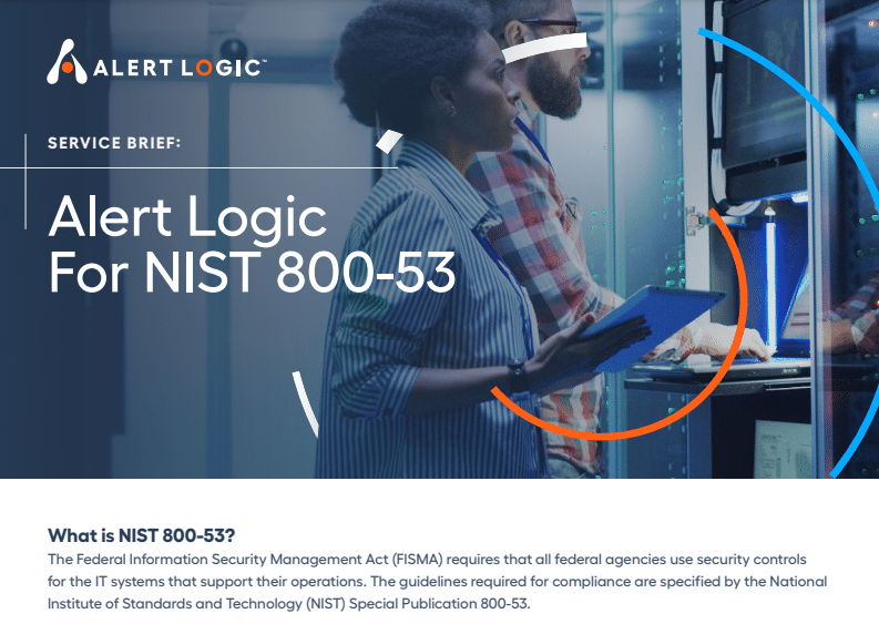 NIST 80053 Compliance Overview Alert Logic