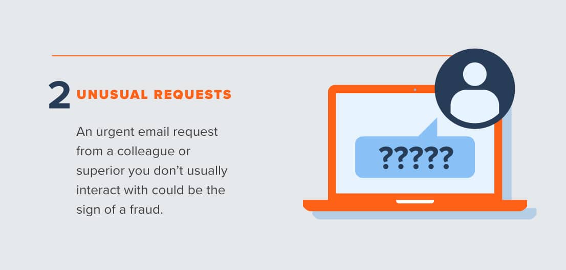 Unusual request phishing attempts